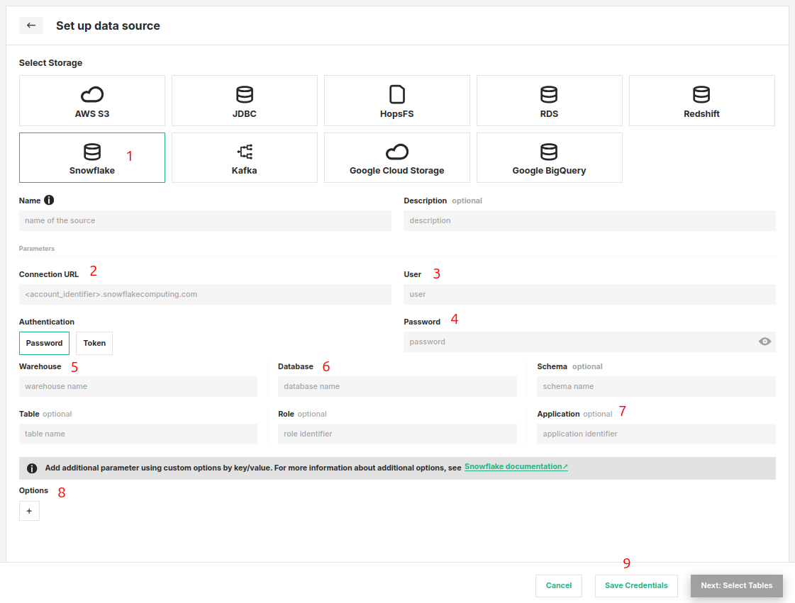 Snowflake Connector Creation